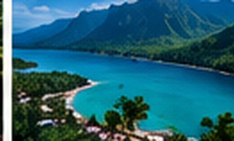 Image illustrative de toiture et paysage tropical